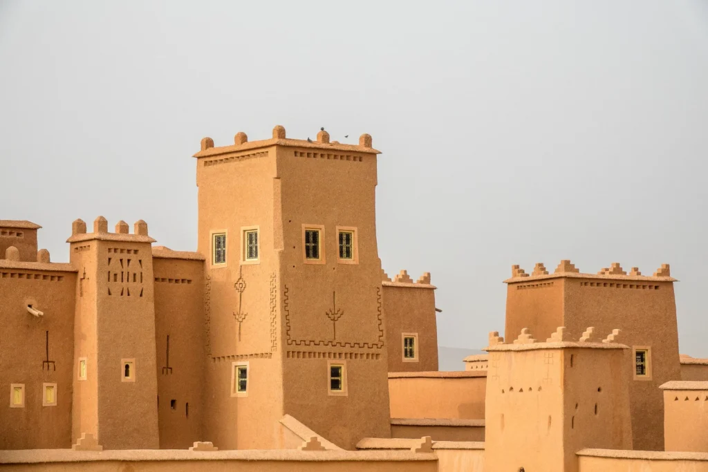 Traditional wind-tower buildings and narrow alleyways in Al Fahidi Historical Neighbourhood, showcasing old Dubai’s architecture and cultural heritage.