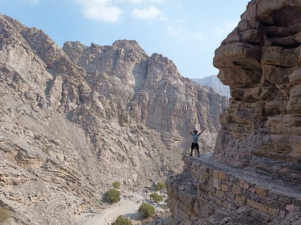 Hiking in the Hajar Mountains