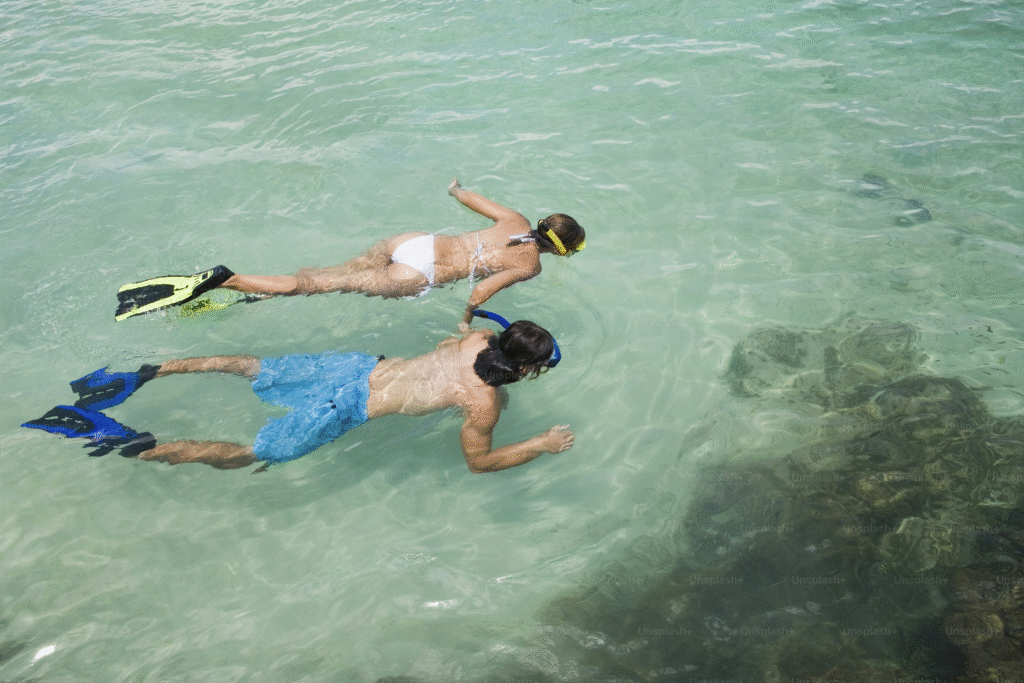 Snorkeling at Snoopy Island
