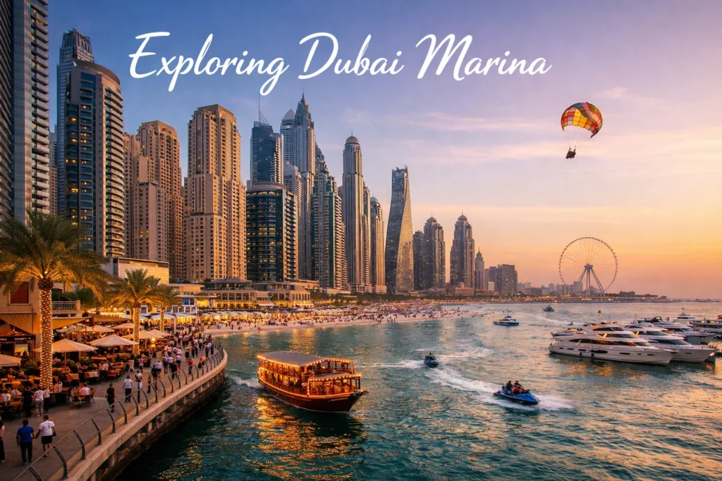 exploring Dubai Marina